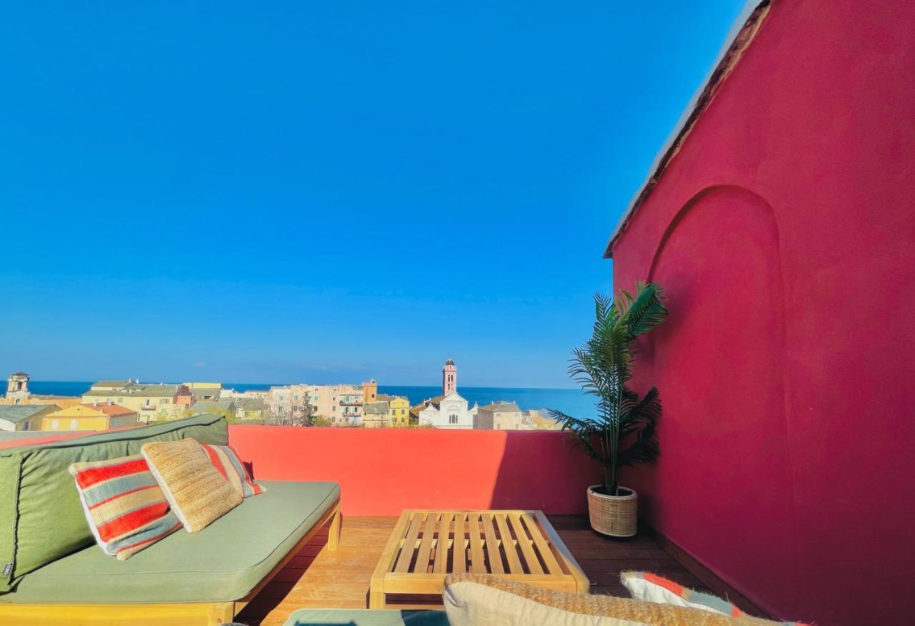 Pepites Bastiaises Piazza D'A Appartement Roof Top Vue Mer Bastiya Dış mekan fotoğraf
