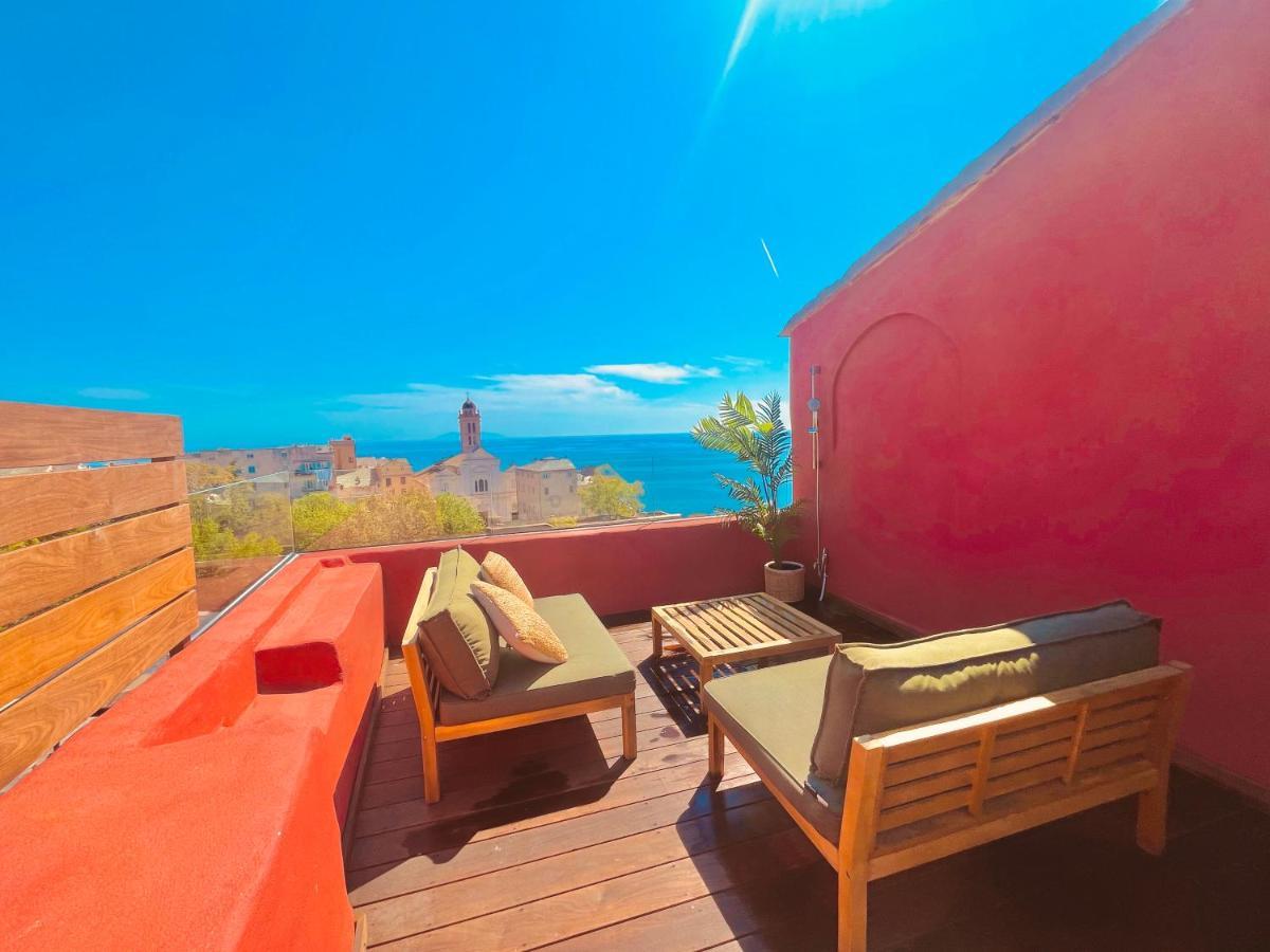 Pepites Bastiaises Piazza D'A Appartement Roof Top Vue Mer Bastiya Dış mekan fotoğraf